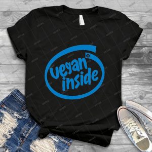 Vegan Inside 85 - Best Unisex Trending Handmade T-shirt Gift Idea For Men T-shirt For Woman