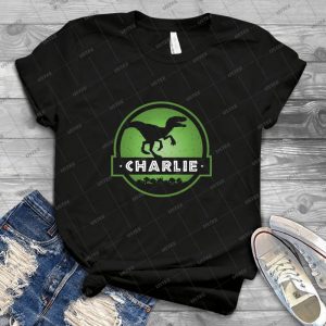 Velociraptor Squad- Charlie Team 56 - Vintage Men's Shirt Tshirt For Women Classic Handmade Shirt Retro Graphic Tee