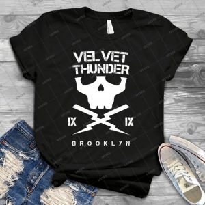Velvet Thunder Club - Vintage Men's Shirt Tshirt For Women Classic Handmade Shirt Retro Graphic Tee