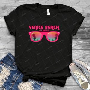 Venice Beach Sunglasses Reflect 58 - Best Unisex Trending Handmade T-shirt Gift Idea For Men T-shirt For Woman