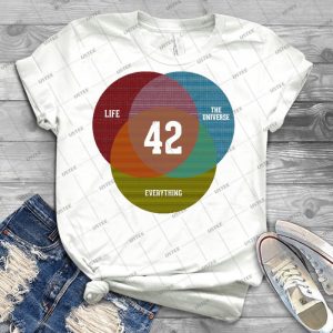 Venn Diagram- Life, The Universe & Everything - Best Unisex Trending Handmade T-shirt Gift Idea For Men T-shirt For Woman