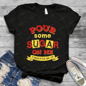 Verse Du Sucre Sur Moi - Vintage Men's Shirt Tshirt For Women Classic Handmade Shirt Retro Graphic Tee