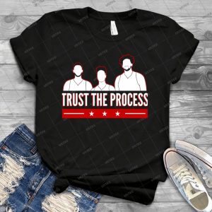Vertraue Dem Prozess - Vintage Men's Shirt Tshirt For Women Classic Handmade Shirt Retro Graphic Tee