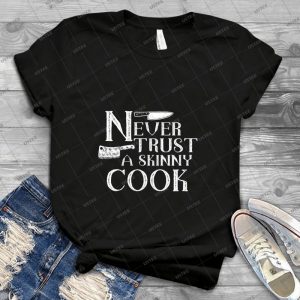 Vertraue Niemals Einem Dã¼rren Koch - Vintage Men's Shirt Tshirt For Women Classic Handmade Shirt Retro Graphic Tee