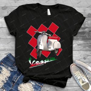 Vespa T Shirt 46 - Trending Shirt For Women Vintage Retro Tee For Men Kid's T-Shirt Handmade Shirt