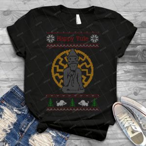Vheh-Happy Yule - Best Unisex Trending Handmade T-shirt Gift Idea For Men T-shirt For Woman