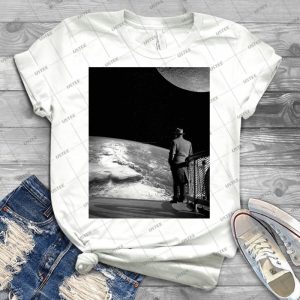 View From The Tower 38 - Vintage Men's Shirt Tshirt For Women Classic Handmade Shirt Retro Graphic Tee