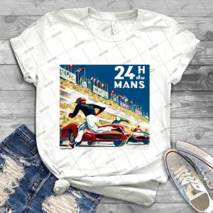 Vintage - 24 Hours Of Le Mans - 24 H Du Mons - 66 - Best Unisex Trending Handmade T-shirt Gift Idea For Men T-shirt For Woman