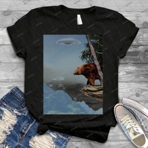los Aliengenas Se Ponen Grizzly 38 - Vintage Mens Shirt Tshirt For Women Classic Handmade Shirt Retro Graphic Tee