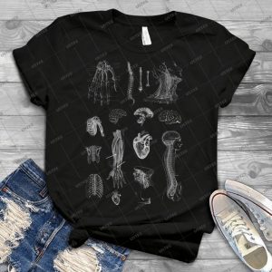 Vintage Anatomy Print - Best Unisex Trending Handmade T-shirt Gift Idea For Men T-shirt For Woman