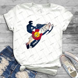Vintage Colorado Flag Snowmobiler - Best Unisex Trending Handmade T-shirt Gift Idea For Men T-shirt For Woman