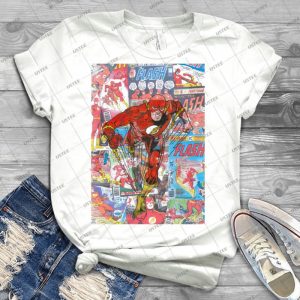 Vintage Comic Flash 96 - Trending Shirt For Women Vintage Retro Tee For Men Kid's T-Shirt Handmade Shirt