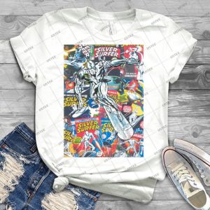 Vintage Comic Silver Surfer 62 - Trending Shirt For Women Vintage Retro Tee For Men Kid's T-Shirt Handmade Shirt