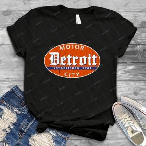 Vintage Detroit - Distressed Design - 88 - Vintage Men's Shirt Tshirt For Women Classic Handmade Shirt Retro Graphic Tee