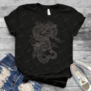 Vintage Dragon - Best Unisex Trending Handmade T-shirt Gift Idea For Men T-shirt For Woman