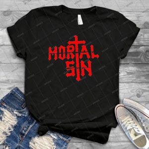 Vintage Eb889 Mortal Sin Metal Besten Trend - Vintage Men's Shirt Tshirt For Women Classic Handmade Shirt Retro Graphic Tee