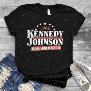 Vintage Kennedy Johnson 1960 Presidential Campaign - Best Unisex Trending Handmade T-shirt Gift Idea For Men T-shirt For Woman