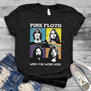 Vintage Pink Floyd Wish You Were Here Tee – I Will See You On The Dark Side Of The Moon Pink Floyd Handmade Shirt
