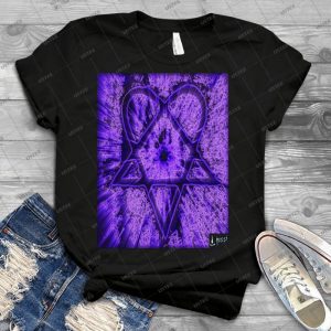 Violet Thoughts Heartagram - Best Unisex Trending Handmade T-shirt Gift Idea For Men T-shirt For Woman