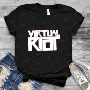 Virtual Riot 1 - Trending Shirt For Women Vintage Retro Tee For Men Kid's T-Shirt Handmade Shirt