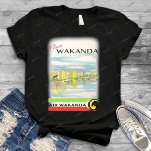 Visit Wakanda- Vintage Travel Ad 55 - Trending Shirt For Women Vintage Retro Tee For Men Kid's T-Shirt Handmade Shirt