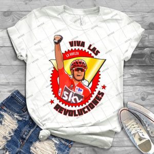 Viva Las Revoluciones - Chris Froome La Vuelta 37 - Gift Idea Shirt For Men Tee For Women Classic Retro Vintage Graphic T-Shirt