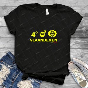 Vlaanderen Weather Alt 69 - Vintage Men's Shirt Tshirt For Women Classic Handmade Shirt Retro Graphic Tee
