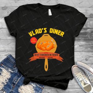 Vlad S Diner - Vintage Men's Shirt Tshirt For Women Classic Handmade Shirt Retro Graphic Tee