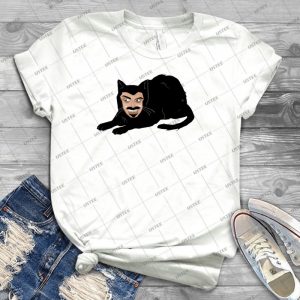 Vlad The Cat - Gray - - Vintage Men's Shirt Tshirt For Women Classic Handmade Shirt Retro Graphic Tee