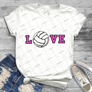 Volleyball Love - Best Unisex Trending Handmade T-shirt Gift Idea For Men T-shirt For Woman