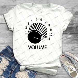 Volume Knob Up To 11 Spinal Tap Inspired Funny Guitar T-Shirt - Best Unisex Trending Handmade T-shirt Gift Idea For Men T-shirt For Woman