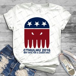 Vote Cthulhu Squid 2016 - Best Unisex Trending Handmade T-shirt Gift Idea For Men T-shirt For Woman