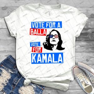 Vote For A Balla Vote For Kamala - Gift Idea Shirt For Men Tee For Women Classic Retro Vintage Graphic T-Shirt
