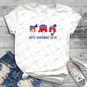 Vote Harambe 2016 - Trending Shirt For Women Vintage Retro Tee For Men Kid's T-Shirt Handmade Shirt
