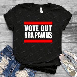 Votez Out Pawns Nra - Vintage Men's Shirt Tshirt For Women Classic Handmade Shirt Retro Graphic Tee