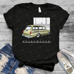 Vw Squareback In Safari Beige - Best Unisex Trending Handmade T-shirt Gift Idea For Men T-shirt For Woman
