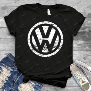 Vw Volkswagen Logo - Gift Idea Shirt For Men Tee For Women Classic Retro Vintage Graphic T-Shirt