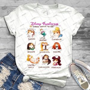 Waffles Purrincess 59 - Best Unisex Trending Handmade T-shirt Gift Idea For Men T-shirt For Woman