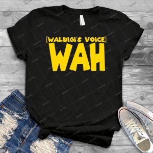 Wah - Waluigi S Voice - - Gift Idea Shirt For Men Tee For Women Classic Retro Vintage Graphic T-Shirt
