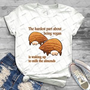 Waking Up To Milk The Almonds 21 - Gift Idea Shirt For Men Tee For Women Classic Retro Vintage Graphic T-Shirt