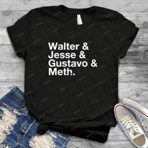 Walter & Jesse & Gustavo & Meth - Gift Idea Shirt For Men Tee For Women Classic Retro Vintage Graphic T-Shirt