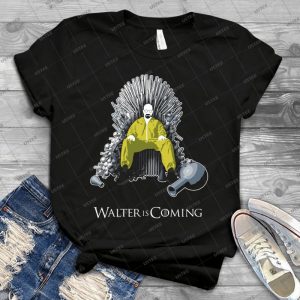 Walter Is Coming - Breaking Bad X Game Of Thrones - - Gift Idea Shirt For Men Tee For Women Classic Retro Vintage Graphic T-Shirt