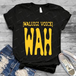 Waluigi Voice Shirt - Gift Idea Shirt For Men Tee For Women Classic Retro Vintage Graphic T-Shirt