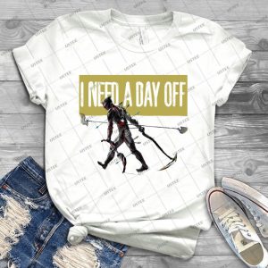 Warframe I Need A Day Off - Vintage Men's Shirt Tshirt For Women Classic Handmade Shirt Retro Graphic Tee
