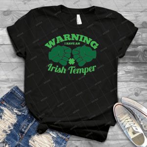 Warning I Have An Irish Temper 52 - Trending Shirt For Women Vintage Retro Tee For Men Kid's T-Shirt Handmade Shirt