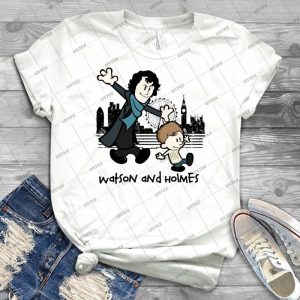 Watson And Holmes - Gift Idea Shirt For Men Tee For Women Classic Retro Vintage Graphic T-Shirt