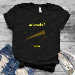 Wc Levels - Trending Shirt For Women Vintage Retro Tee For Men Kid's T-Shirt Handmade Shirt