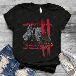 We Re Revolting  38 - Vintage Men's Shirt Tshirt For Women Classic Handmade Shirt Retro Graphic Tee