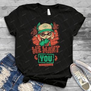 We Want You  35 - Vintage Men's Shirt Tshirt For Women Classic Handmade Shirt Retro Graphic Tee