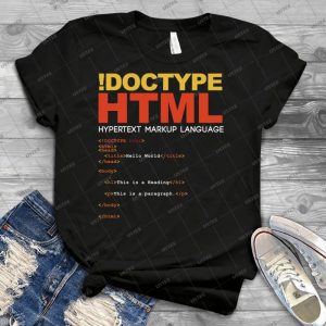 Web Html 5 - Best Unisex Trending Handmade T-shirt Gift Idea For Men T-shirt For Woman